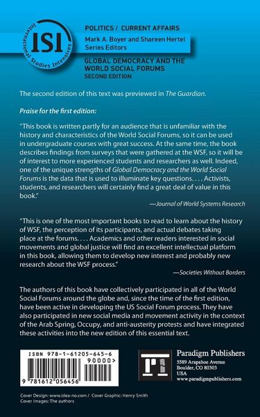 Produktbild: Global Democracy and the World Social Forums