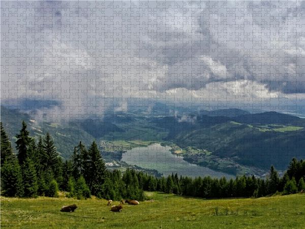 Produktbild: CALVENDO Puzzle Ossiacher See | 2000 Teile Lege-Gr&ouml;&szlig;e 90x67cm Foto-Puzzle f&uuml;r gl&uuml;ckliche Stunden