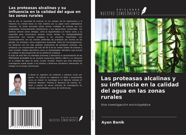 Produktbild: Las proteasas alcalinas y su influencia en la calidad del agua en las zonas rurales