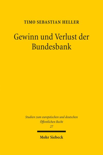 Produktbild: Gewinn und Verlust der Bundesbank