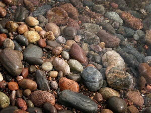 Produktbild: CALVENDO Puzzle Steine am Strand, Caithness, Schottland | 1000 Teile Lege-Gr&ouml;&szlig;e 64x48cm Foto-Puzzle f&uuml;r gl&uuml;ckliche Stunden