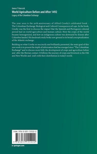 Produktbild: World Agriculture Before and After 1492