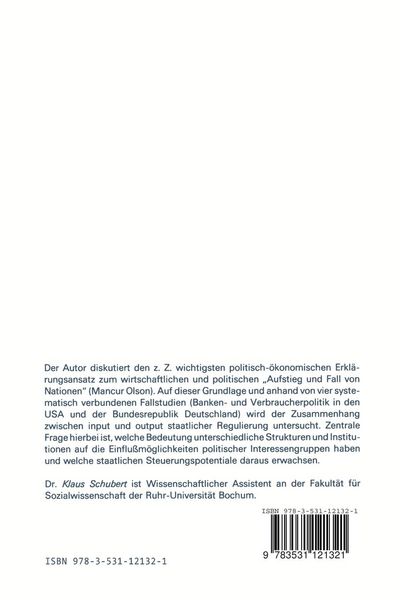 Produktbild: Interessenvermittlung und staatliche Regulation