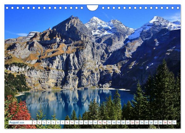 Produktbild: Schweizer Bergblicke (Wandkalender 2026 DIN A4 quer), CALVENDO Monatskalender
