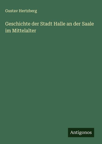 Produktbild: Geschichte der Stadt Halle an der Saale im Mittelalter