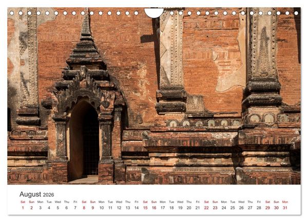 Produktbild: Life in Myanmar, Burma (Wall Calendar 2026 DIN A4 landscape), CALVENDO 12 Month Wall Calendar