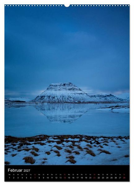 Produktbild: Island - Wundervolle Landschaften (hochwertiger Premium Wandkalender 2027 DIN A2 hoch), Kunstdruck in Hochglanz