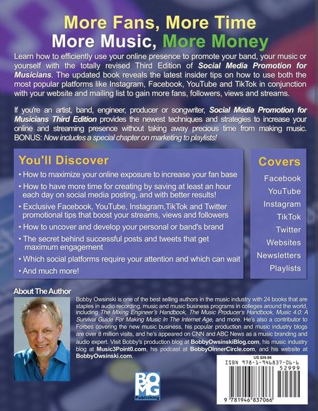 Produktbild: Social Media Promotion For Musicians - Third Edition