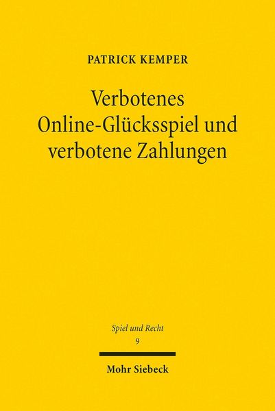 Produktbild: Verbotenes Online-Gl&uuml;cksspiel und verbotene Zahlungen