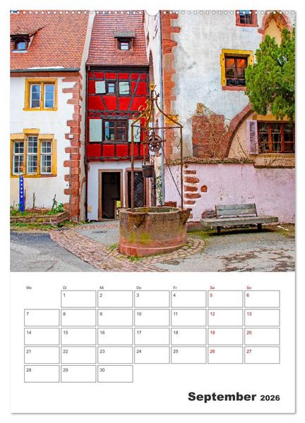 Produktbild: Riquewihr - Urlaubsplaner (hochwertiger Premium Wandkalender 2026 DIN A2 hoch), Kunstdruck in Hochglanz