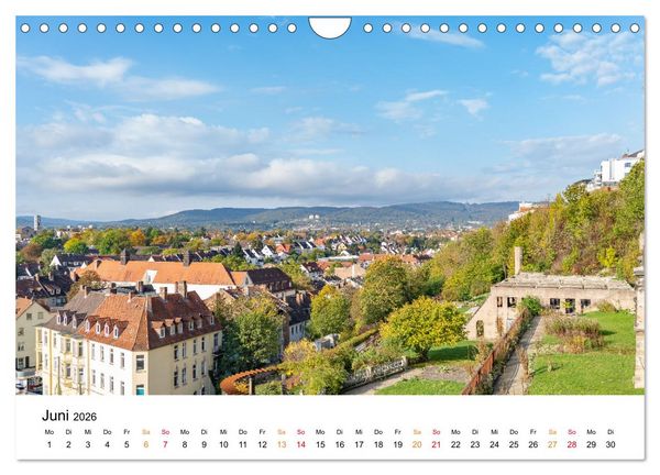 Produktbild: Kassel - wundersch&ouml;ne Stadt in Nordhessen (Wandkalender 2026 DIN A4 quer), CALVENDO Monatskalender