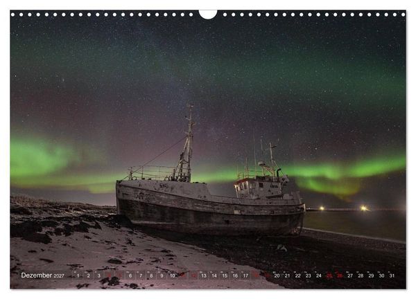 Produktbild: Aurora Borealis - Lichter des Nordens (Wandkalender 2027 DIN A3 quer), CALVENDO Monatskalender