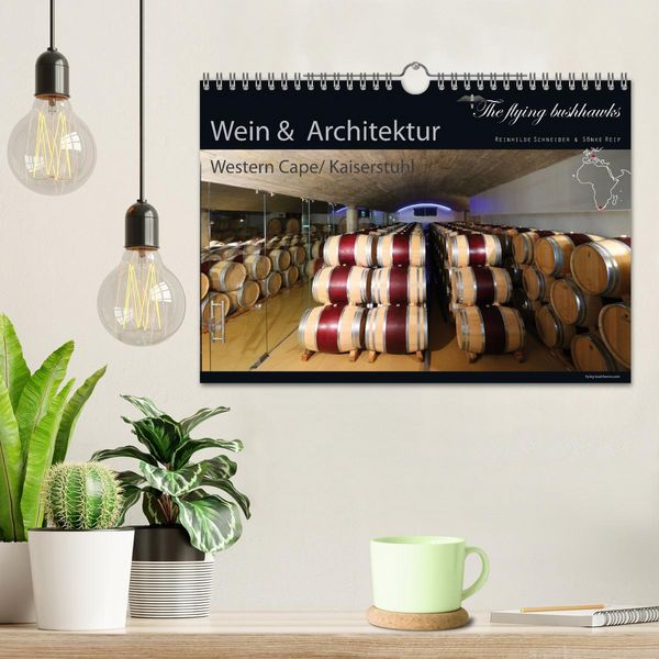 Produktbild: Wein & Architektur 2026 (Wandkalender 2026 DIN A4 quer), CALVENDO Monatskalender