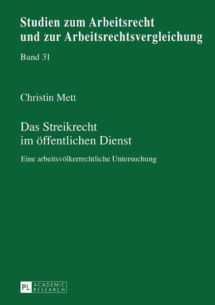 Produktbild: Das Streikrecht im &ouml;ffentlichen Dienst