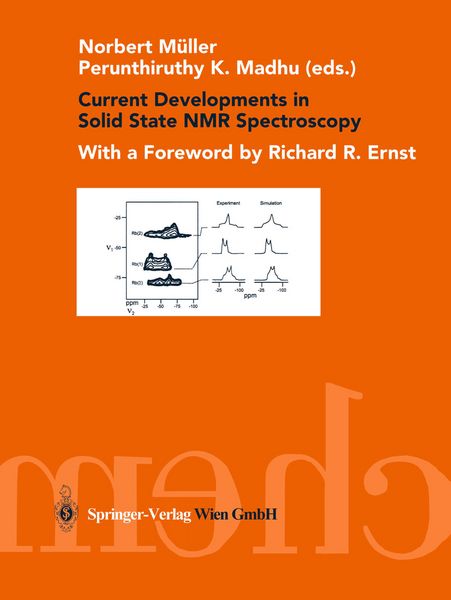 Produktbild: Current Developments in Solid State NMR Spectroscopy