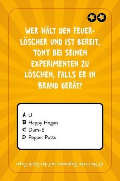 Produktbild: Kartenspiel: Das inoffizielle Quiz f&uuml;r Marvel-Fans