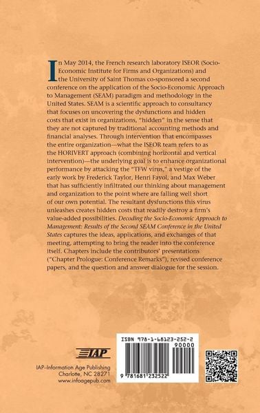Produktbild: Decoding the Socio&iquest;Economic Approach to Management