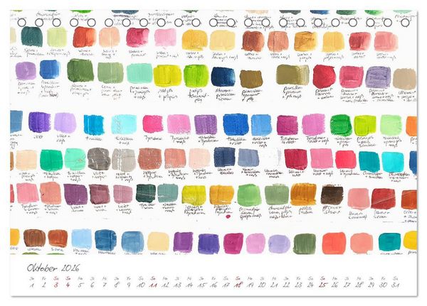 Produktbild: Atelierimpressionen - Des K&uuml;nstlers Handwerkzeug im Portrait (Tischkalender 2026 DIN A5 quer), CALVENDO Monatskalender