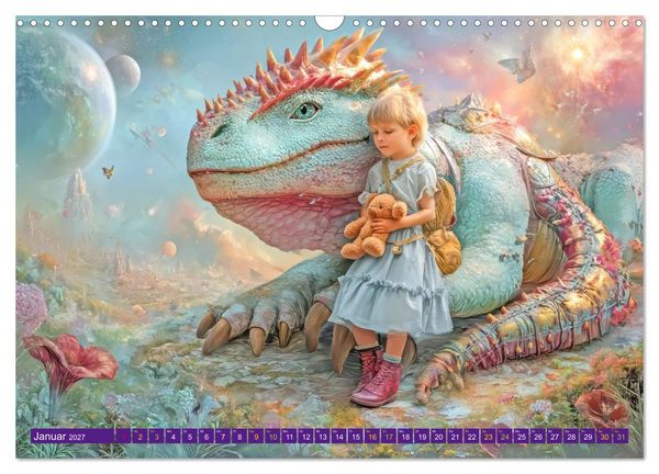 Produktbild: Meine verr&uuml;ckte Welt - Kinderwelten (Wandkalender 2027 DIN A3 quer), CALVENDO Monatskalender