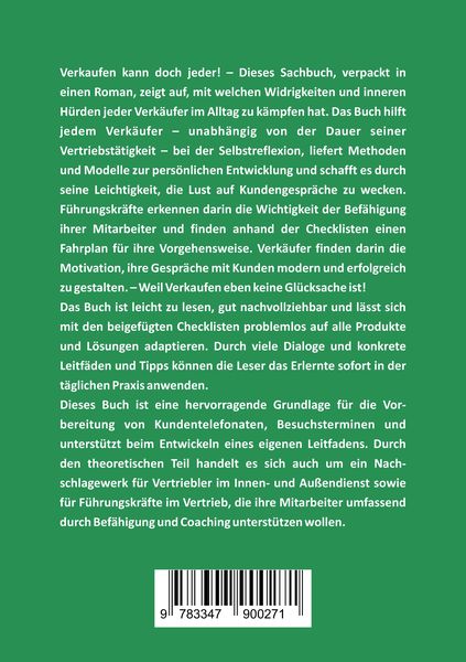 Produktbild: Weil Vertrieb keine Gl&uuml;ckssache ist