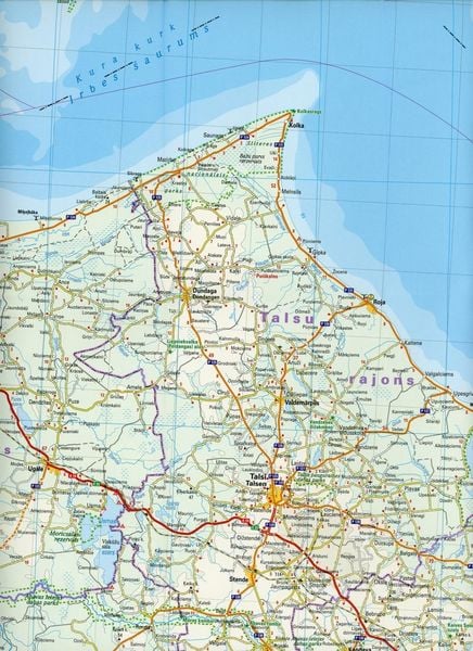 Reise Know-How Landkarte Lettland / Latvia 1:325.000