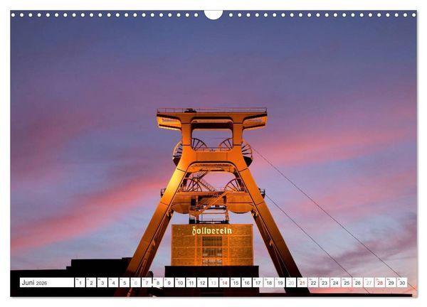 Produktbild: Blaue Stunde in Nordrhein-Westfalen (Wandkalender 2026 DIN A3 quer), CALVENDO Monatskalender