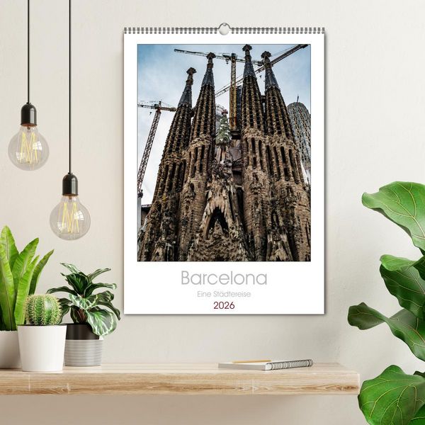 Produktbild: Barcelona - Eine St&auml;dtereise (Wandkalender 2026 DIN A2 hoch), CALVENDO Monatskalender