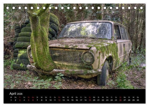 Produktbild: Rostlauben - vergessene Klassiker (Tischkalender 2026 DIN A5 quer), CALVENDO Monatskalender