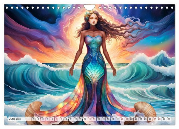 Produktbild: Harmony - Elegance in harmony of waves (Wall Calendar 2026 DIN A4 landscape), CALVENDO 12 Month Wall Calendar