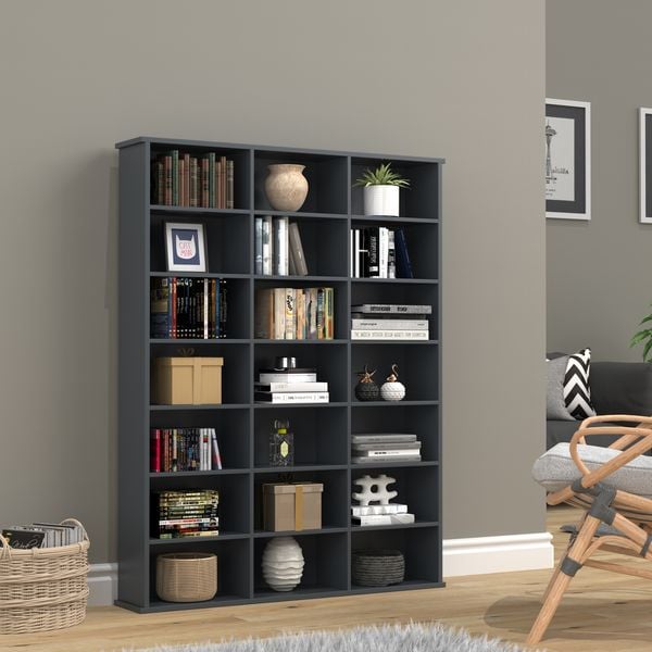 Produktbild: Holz CD DVD Standregal B&uuml;cherregal Regal Megosa M