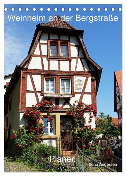 Produktbild: Weinheim an der Bergstra&szlig;e Planer (Tischkalender 2026 DIN A5 hoch), CALVENDO Monatskalender