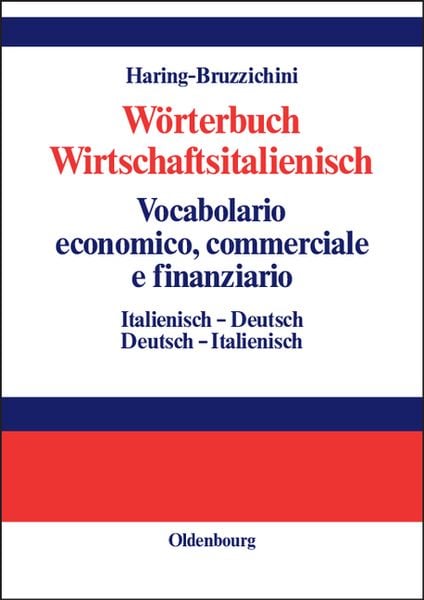 Produktbild: W&ouml;rterbuch Wirtschaftsitalienisch Vocabulario economico, commerciale e finanziario
