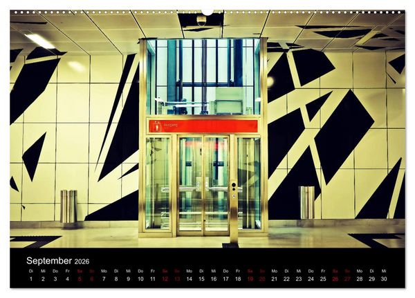 Produktbild: Welt der Aufz&uuml;ge (hochwertiger Premium Wandkalender 2026 DIN A2 quer), Kunstdruck in Hochglanz