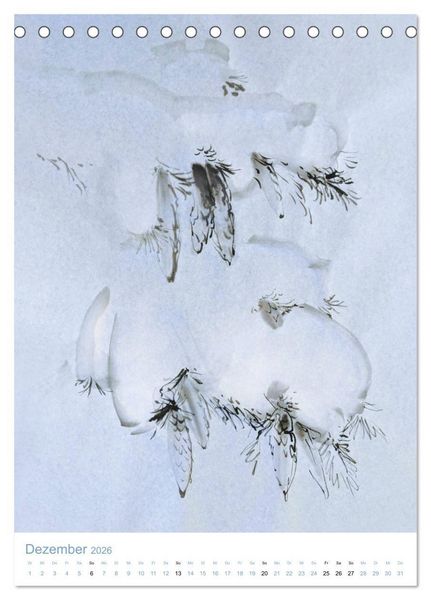 Produktbild: Jahreszeiten in Stil japanischer Malerei - Kunst (Tischkalender 2026 DIN A5 hoch), CALVENDO Monatskalender
