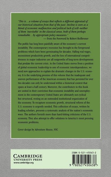 Produktbild: Understanding American Economic Decline