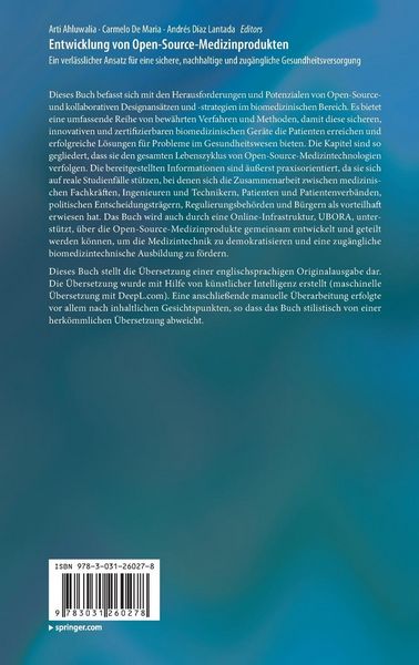 Produktbild: Entwicklung von Open-Source-Medizinprodukten