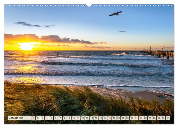 Produktbild: Der sch&ouml;ne Norden Deutschlands (hochwertiger Premium Wandkalender 2026 DIN A2 quer), Kunstdruck in Hochglanz