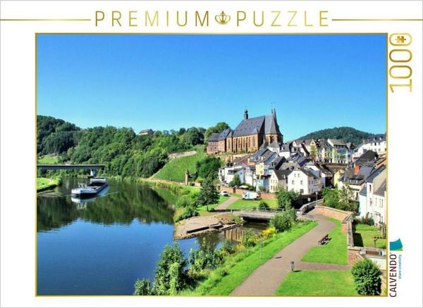 Produktbild: CALVENDO Puzzle Saarburg an der Saar | 1000 Teile Lege-Gr&ouml;&szlig;e 64x48cm Foto-Puzzle f&uuml;r gl&uuml;ckliche Stunden