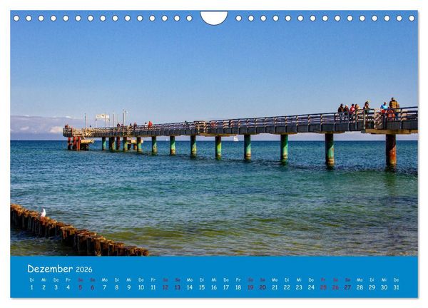 Produktbild: Seeheilbad Heiligendamm (Wandkalender 2026 DIN A4 quer), CALVENDO Monatskalender