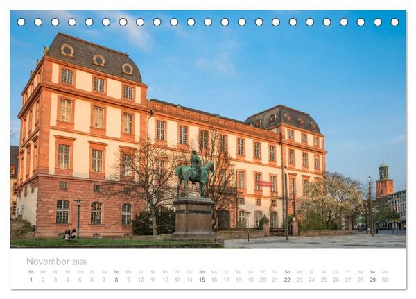 Produktbild: Darmstadt &ndash; G&auml;rten, Kunst, Architektur (Tischkalender 2026 DIN A5 quer), CALVENDO Monatskalender