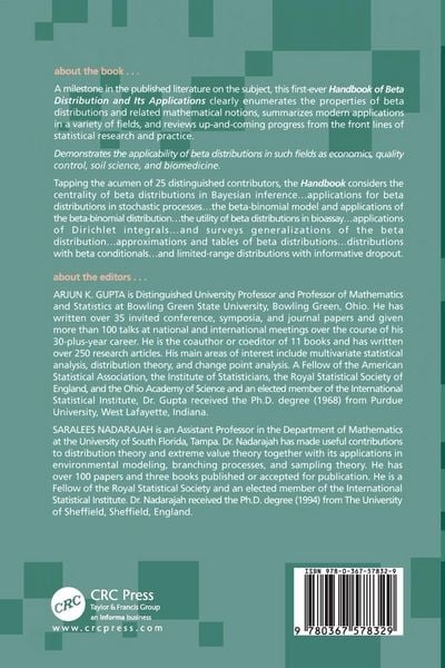 Produktbild: Handbook of Beta Distribution and Its Applications
