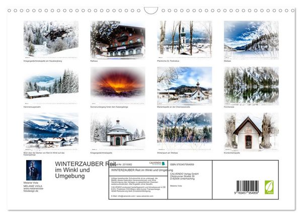 Produktbild: WINTERZAUBER Reit im Winkl und Umgebung (Wandkalender 2026 DIN A3 quer), CALVENDO Monatskalender