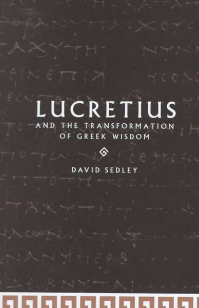 Produktbild: Lucretius and the Transformation of Greek Wisdom