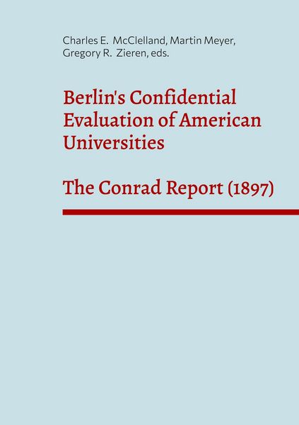 Produktbild: Berlin's Confidential Evaluation of American Universities