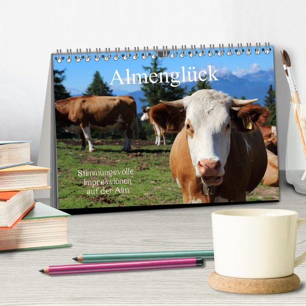 Produktbild: Almengl&uuml;ck (Tischkalender 2026 DIN A5 quer), CALVENDO Monatskalender