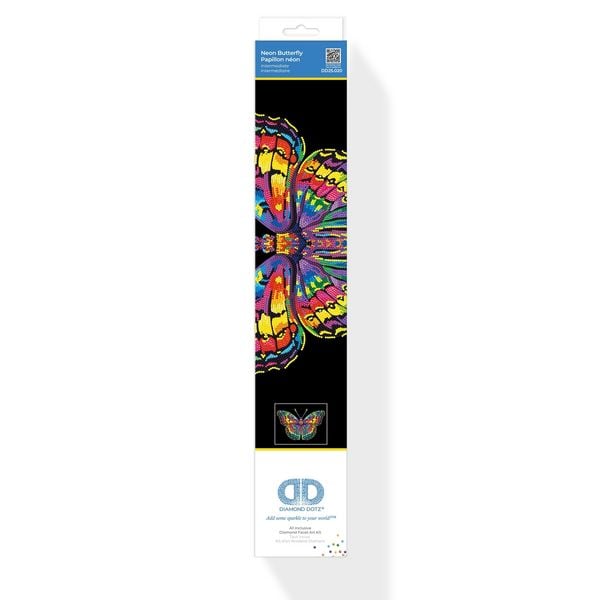 Produktbild: DIAMOND DOTZ - Diamond Painting Neon Schmetterling