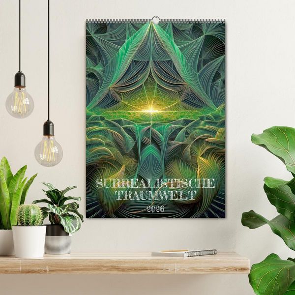 Produktbild: Surrealistische Traumwelt (Wandkalender 2026 DIN A2 hoch), CALVENDO Monatskalender