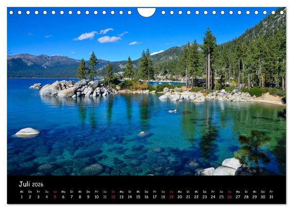 Produktbild: Rundreise Kalifornien mit Las Vegas (Wandkalender 2026 DIN A4 quer), CALVENDO Monatskalender