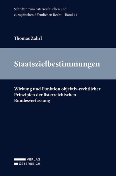 Produktbild: Staatszielbestimmungen