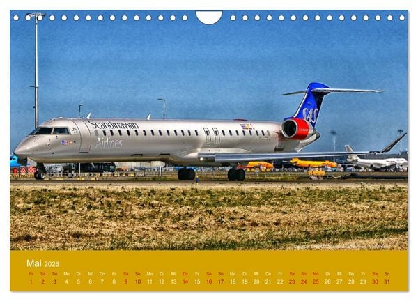 Produktbild: Art of Aviation - Kunstvolle Flugzeuge (Wandkalender 2026 DIN A4 quer), CALVENDO Monatskalender